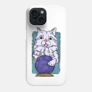 Psychic cat Phone Case