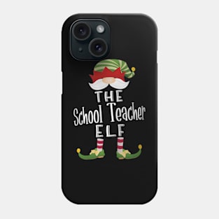 School Teacher Elf Group Christmas Phone Case