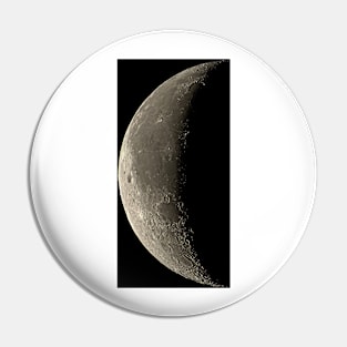 Waning crescent Moon (R340/0667) Pin