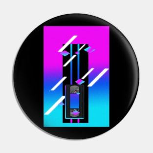 VHS Tape Vapor Wave Pin