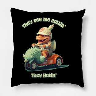 They See Me Rollin' Soccer Mom and Dad Pillow