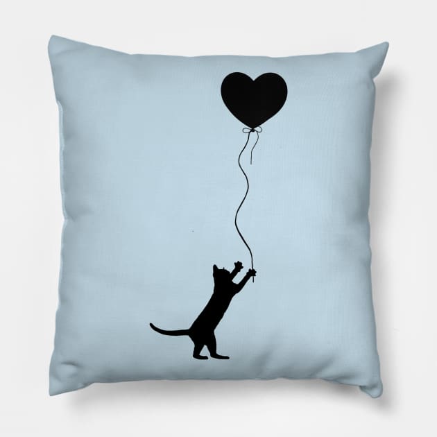 Cat silhouette pillow hotsell