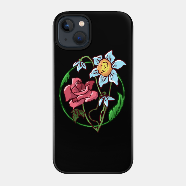 Flower Illustration - Flower - Phone Case