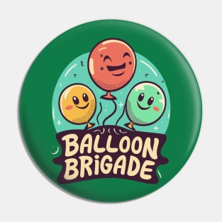 Balloon Brigade Pin