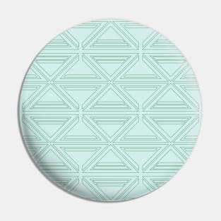 Blue geometric pattern abstract Pin