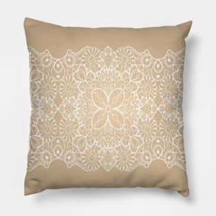 Lace Print Pillow