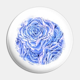 Light Blue Rose Pin