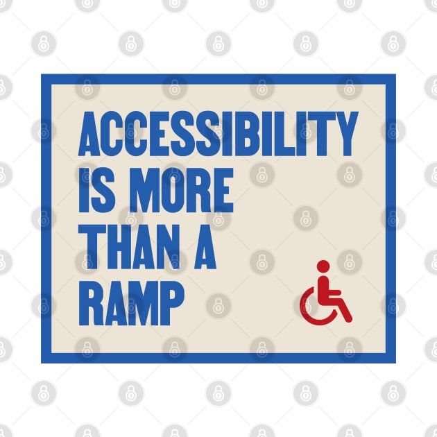 Accessibility Is More Than A Ramp - Accessible by Football from the Left