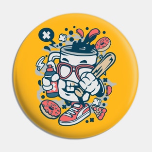 Strong coffee Pin