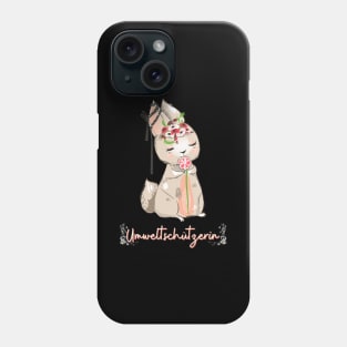 Hase Schleife Umwelt Schutz Prinzessin Blumen Süß Phone Case