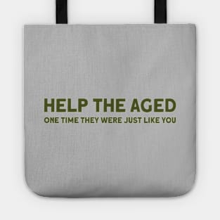 Help the aged 2, green Tote