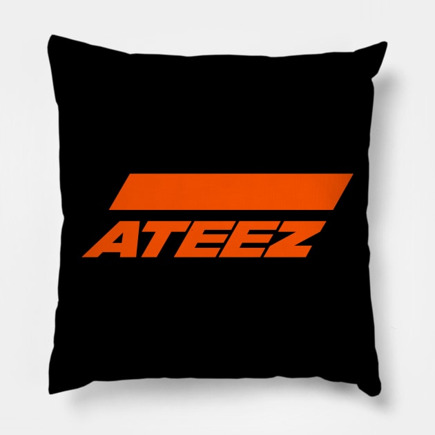 Kpop Ateez Logo Pillow by LySaTee