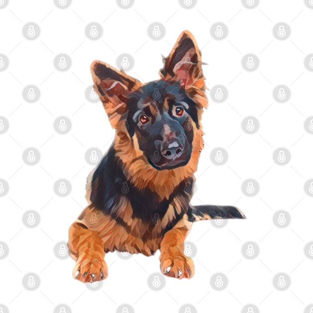 Good Boi (German Shepherd) by Dr. Rob's Mean Meme Machine