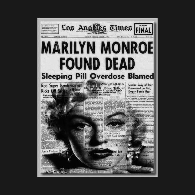 Marilyn Monroe Found Dead by rgerhard