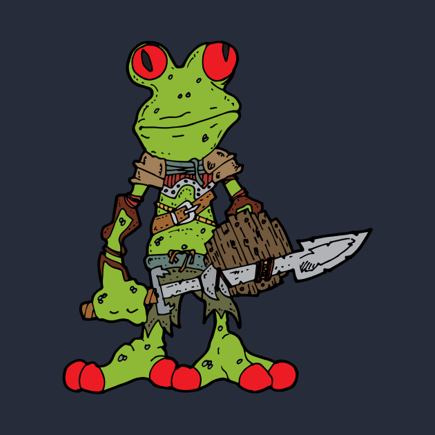 Frog Warrior by MStephenJoy