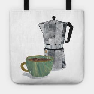 Coffee Combo (moka pot and cup) Tote