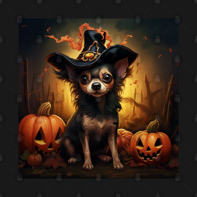 Halloween Brown Chihuahua by NatashaCuteShop