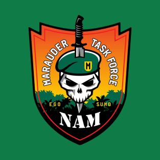 Marauder Task Force Vietnam Logo T-Shirt