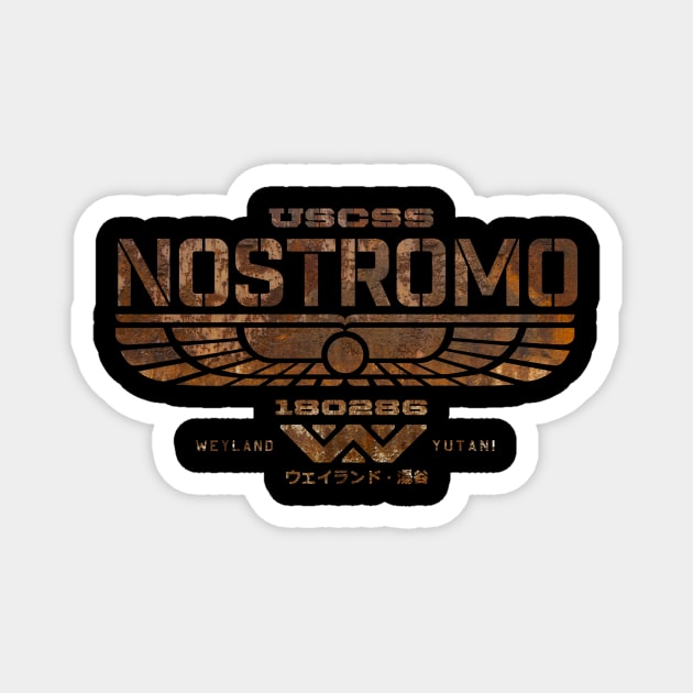 USCSS Nostromo Magnet by MindsparkCreative