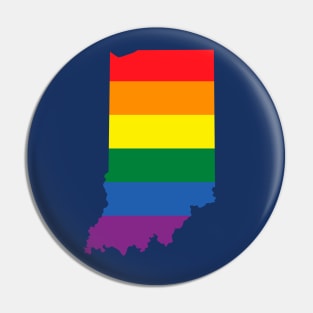 Indiana state LGBT Pride Pin