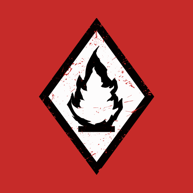 Gone With the Blastwave Flamethrower Helmet Insignia by Morriperkele