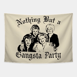 Nothing But a Gangsta Party // Vintage Style Design Tapestry