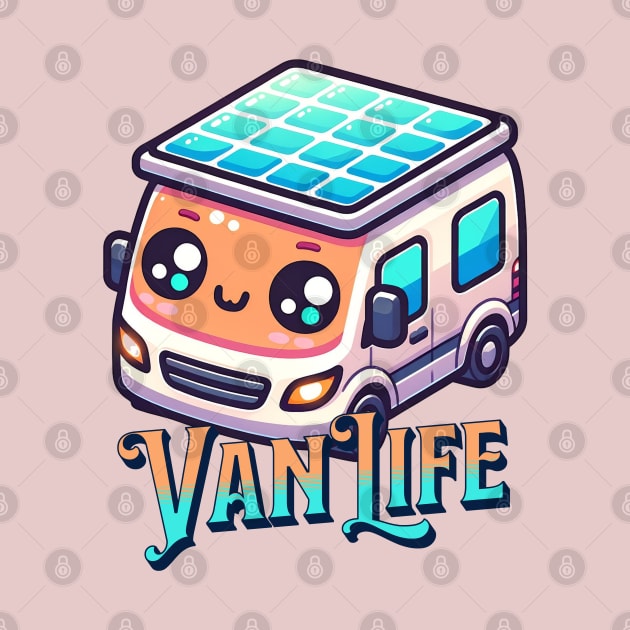 Van Life in a cute little graphic design by MapleV