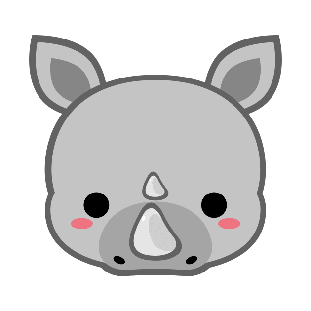 Cute White Rhino by alien3287