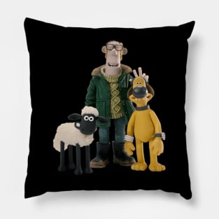 Vintage TV Series The Sheep Cartoon Shaun Pillow