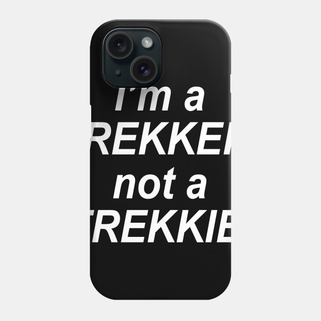 TREKKIE Phone Case by TheCosmicTradingPost