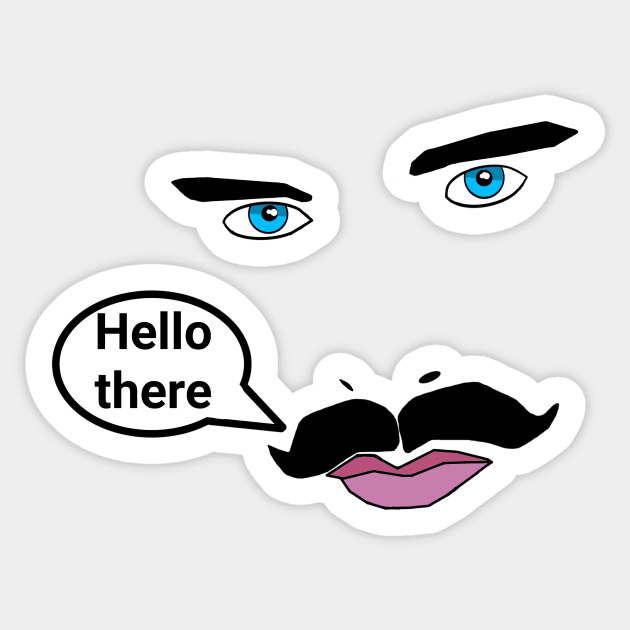 The Man Face | Sticker