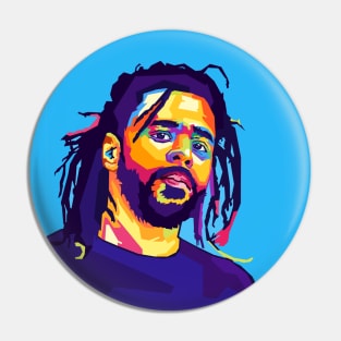 J Cole Wpap Art Pin