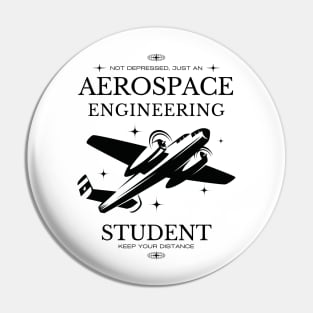 Aerospace Engineering  - White Version - Engineers Pin