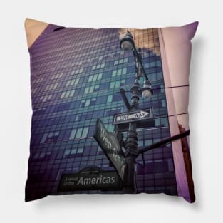 Sixth Avenue Manhattan NYC Pillow