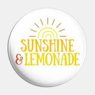 Sunshine & Lemonade - Summer Pin