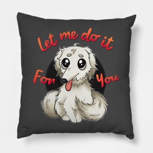 Kawaii Borzoi Pillow