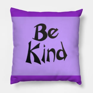 Be Kind Purple Pillow