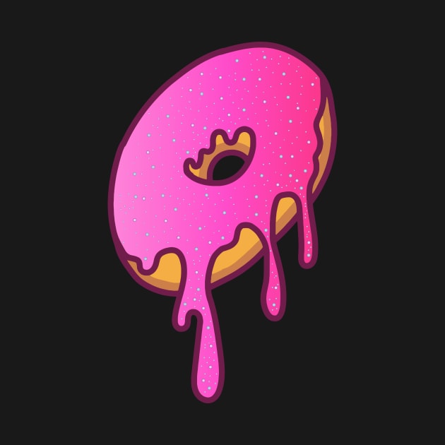 Dripping Galaxy Donut (Pink) by Graograman