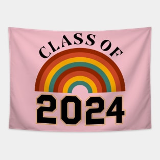 Class of 2024 Senior Graduation Gifts Funny Graduate 2024 T-Shirt Tapestry