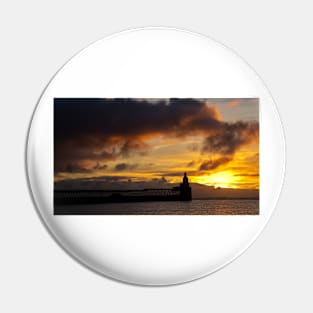 Northumbrian Sunrise Panorama Pin