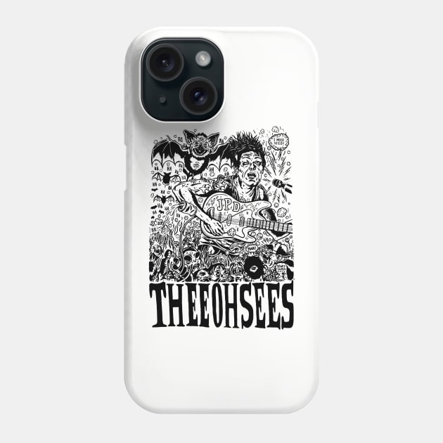 Thee oh sees Help Phone Case by malditxsea