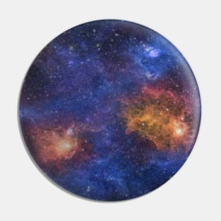 Blue Galaxy Pin