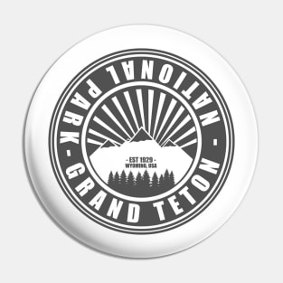 Grand Teton National Park Wyoming USA Pin