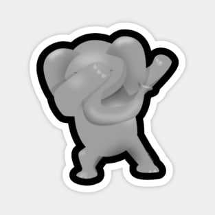 Dabbing Shirt Funny Dabbing Elephant Cute Elephant Shirt Magnet