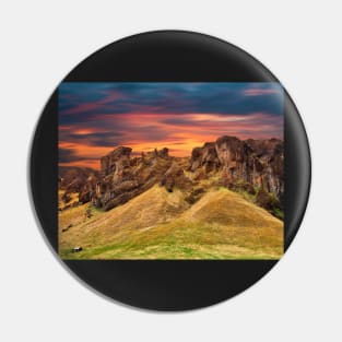 Iceland Sunset Motion Fantasy Pin