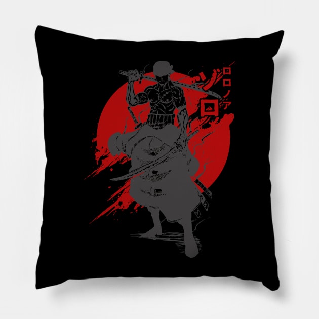 Combatant  Roronoa Zoro Pillow by nataly_owl