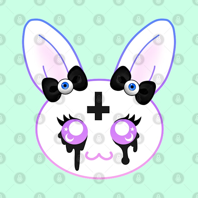 Pastel Goth Bun by Luna-Cooper