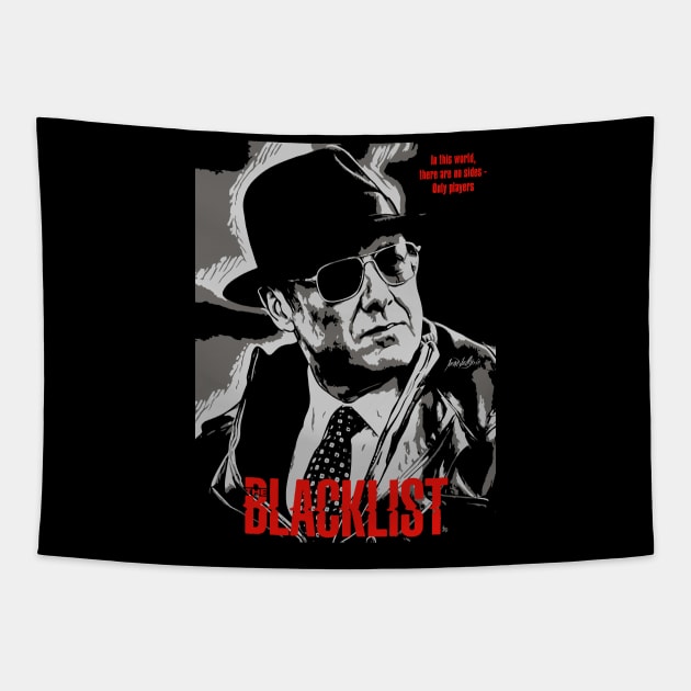 The Blacklist Fan art Poster Tapestry by IamValkyrie