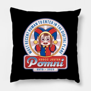 Pomni The Jester Emblem Pillow