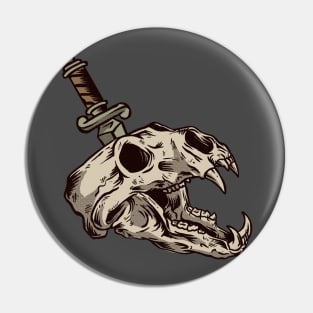 Dog Skeleton Heroes Pin